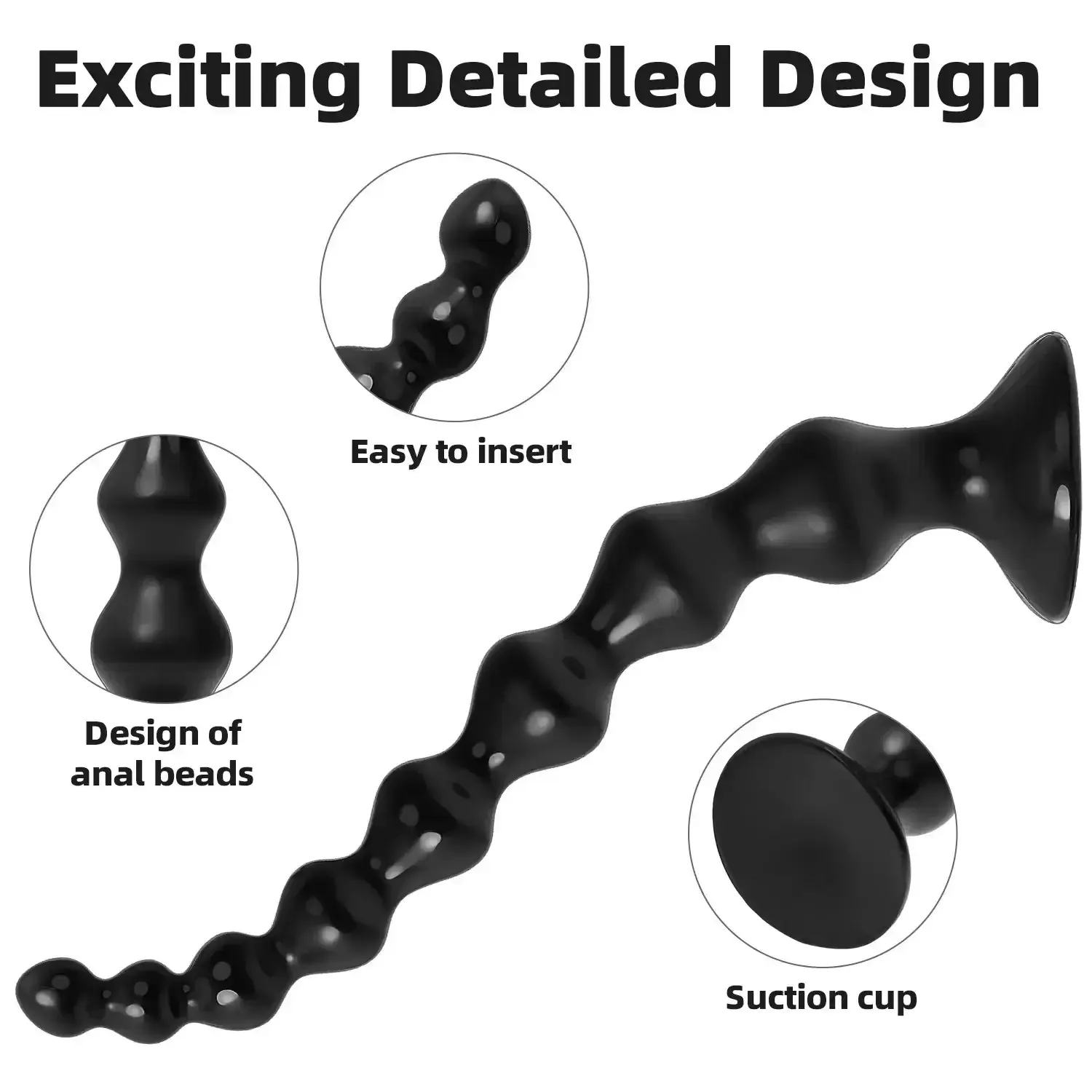 plug anal bicolore flexible