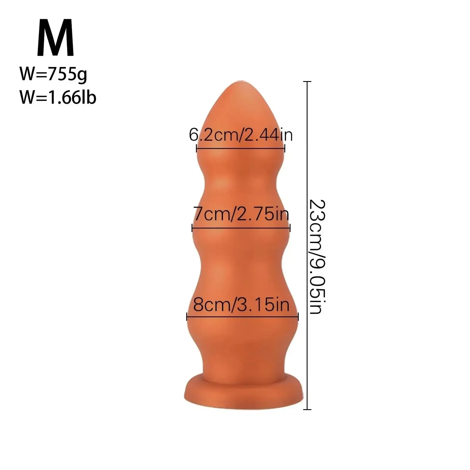 plug anal caoutchouc forme allongée stimulante