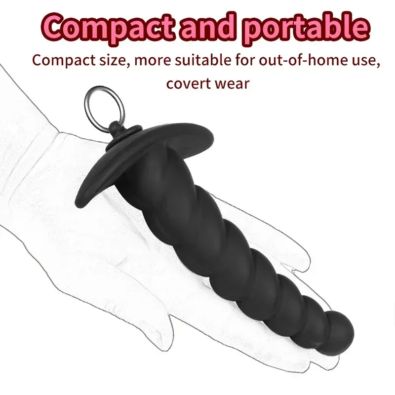 plug anal creux evase pour stimulation accrue