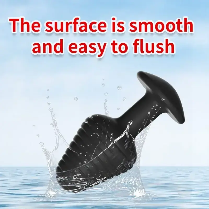 plug anal discret silicone noir