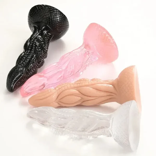 plug anal dragon scale pvc chair