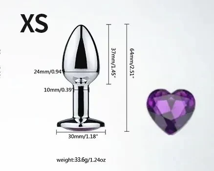 plug anal en acier inoxydable