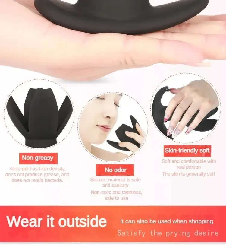 plug anal en silicone a petales ouverts