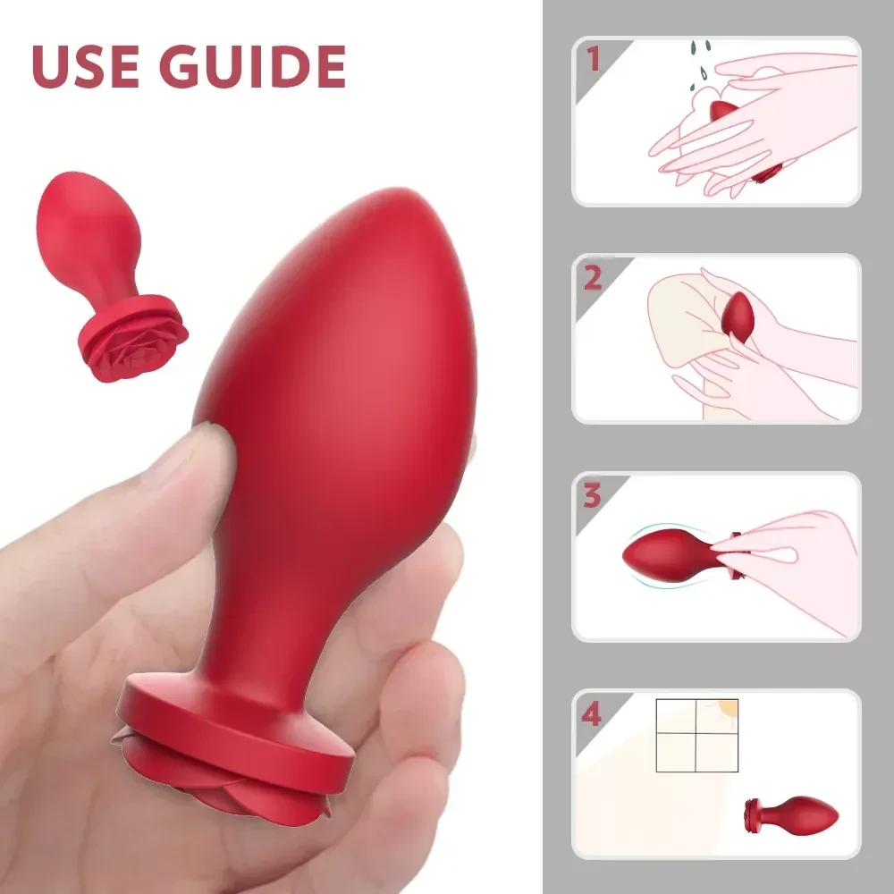 plug anal en silicone doux