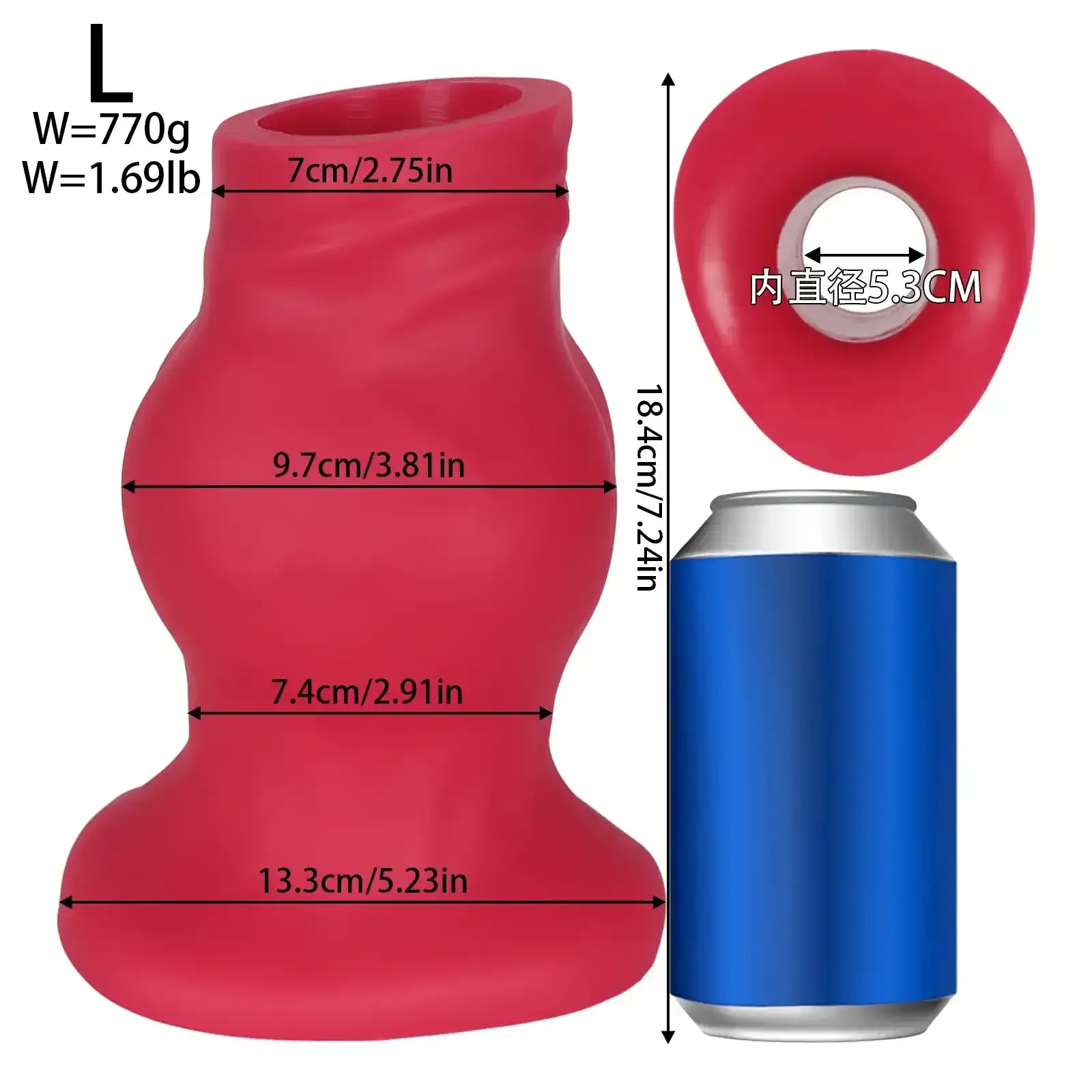 plug anal en silicone impermeable 1