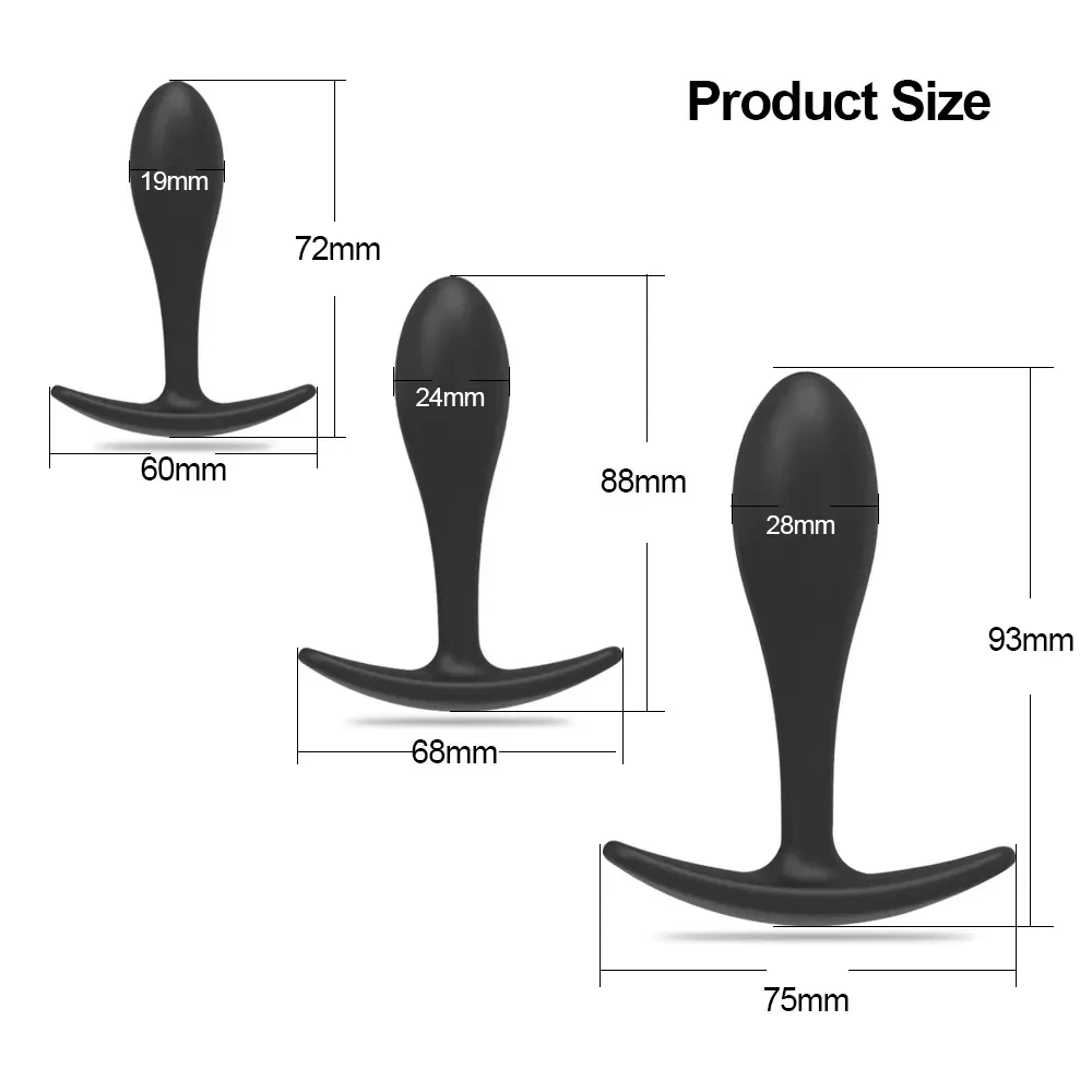 plug anal en silicone medical femme