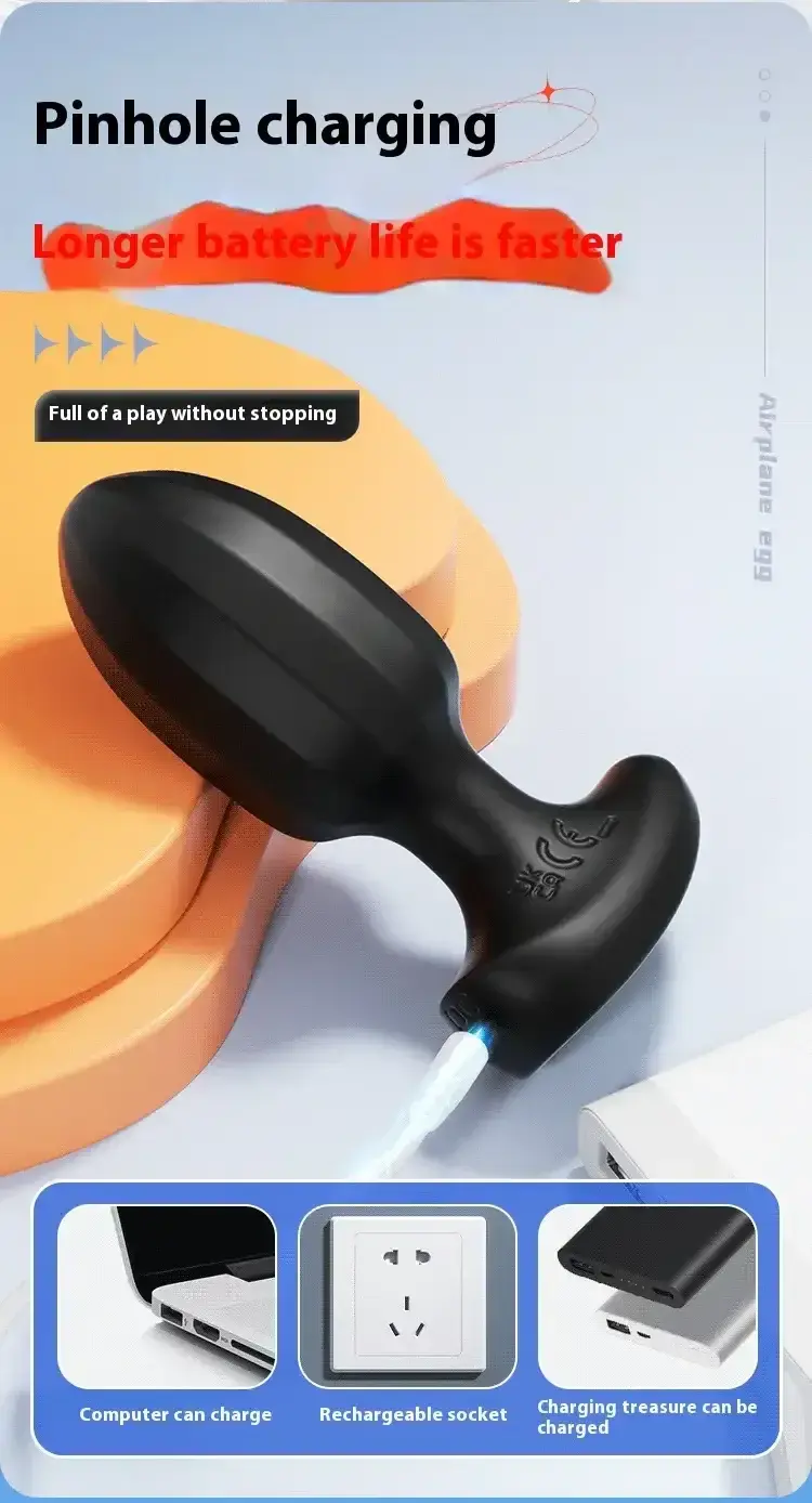 plug anal ergonomique silicone medical 2