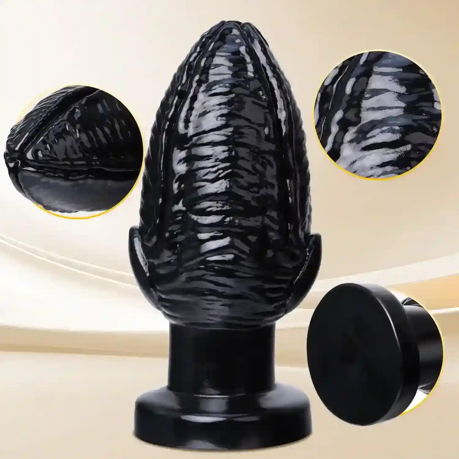 plug anal fist pvc texture pour homme