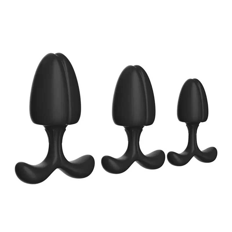 plug anal forme conique texture silicone