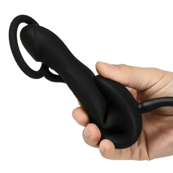 plug anal gonflable avec colonne
