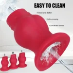 plug anal gonflable avec valve
