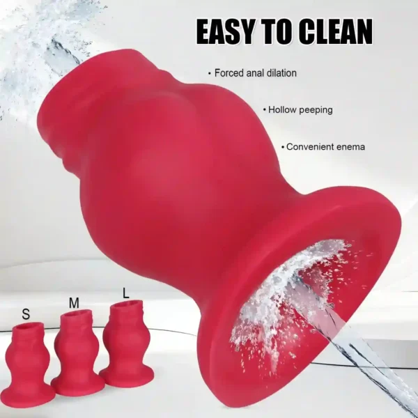 plug anal gonflable avec valve