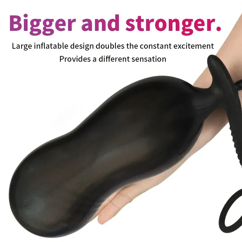 plug anal gonflable etanche aux eclaboussures