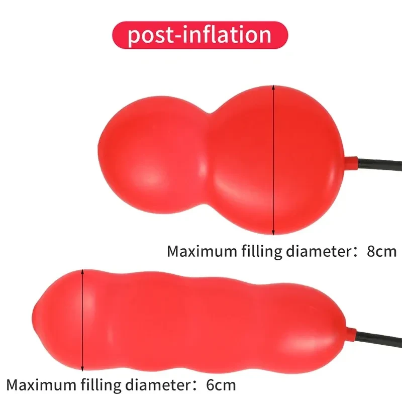 plug anal gonflable expansion progressive PVC