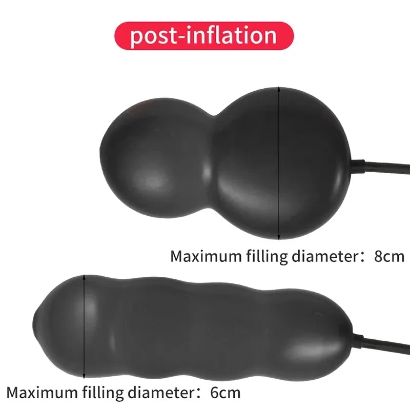 plug anal gonflable expansion progressive latex