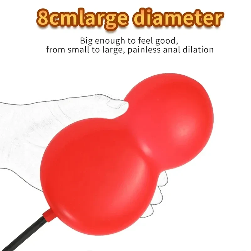 plug anal gonflable expansion progressive thermoplastique