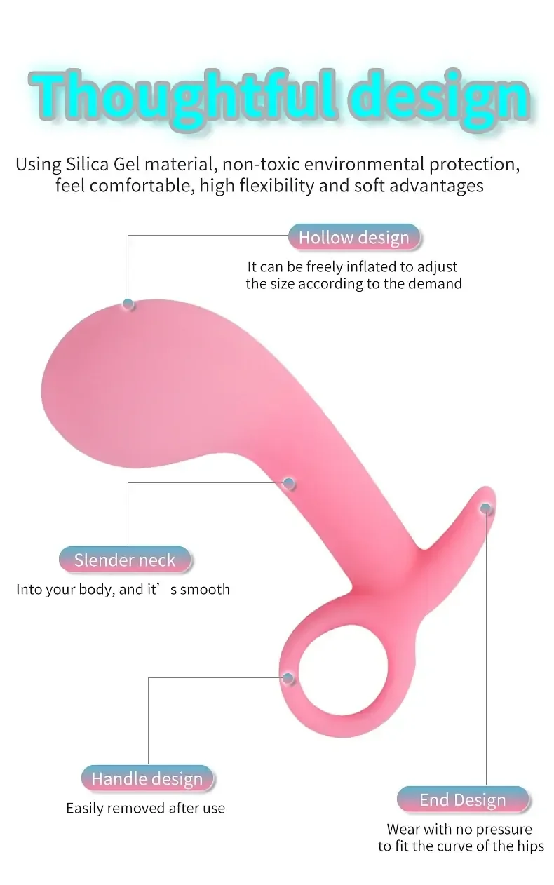 plug anal gonflable pour femme