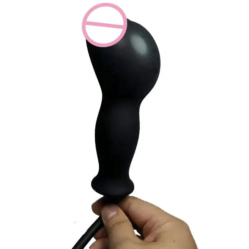plug anal gonflable pour usage progressif