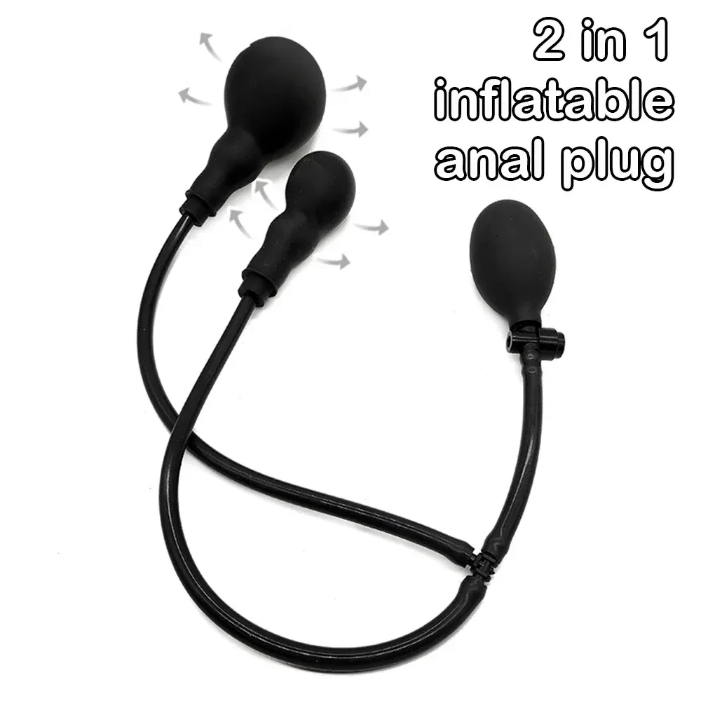 plug anal gonflable pression reglable
