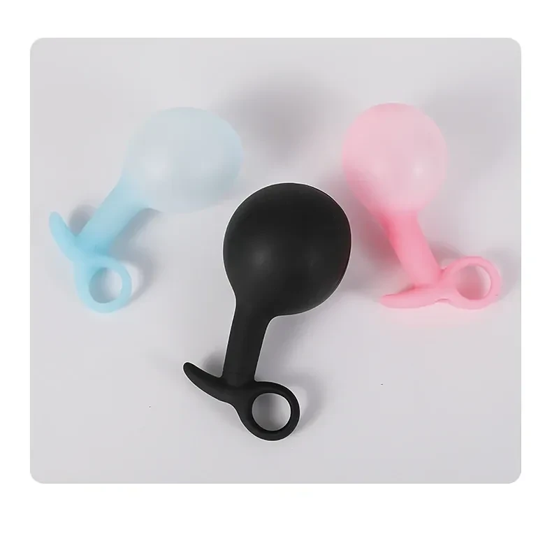 plug anal gonflable rose lumineux