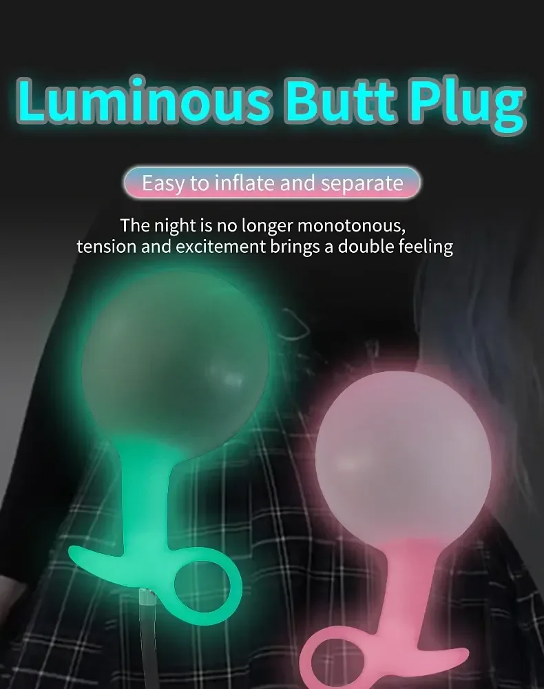 plug anal gonflable silicone doux