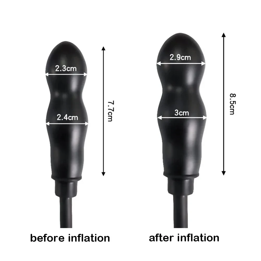 plug anal gonflable sûr hygiénique
