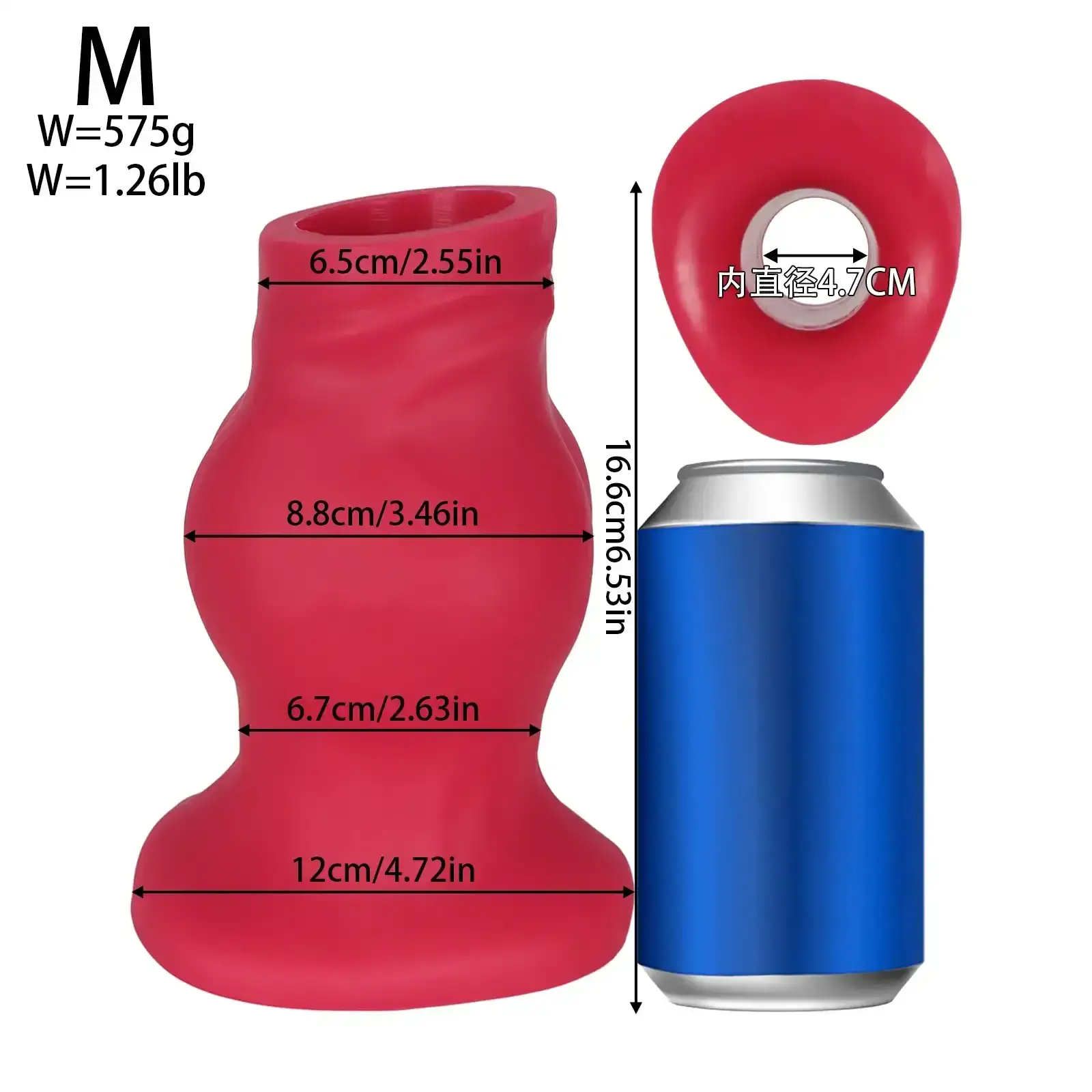 plug anal gonflable taille M