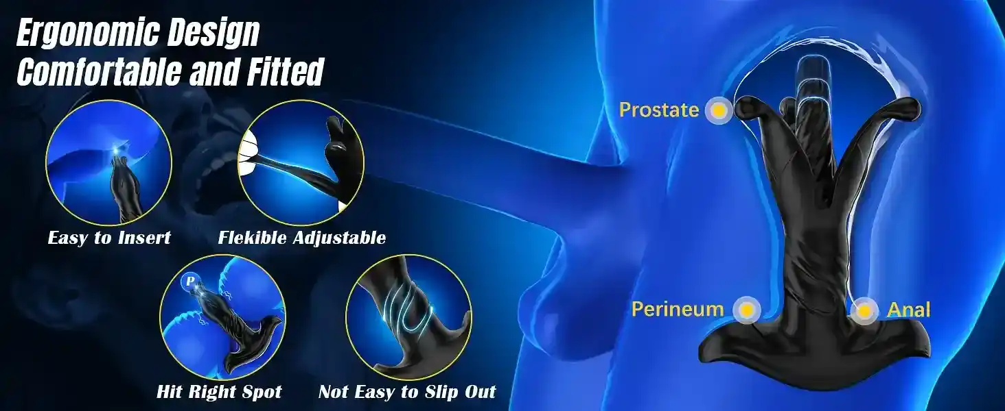plug anal incurve silicone medical 9 modes