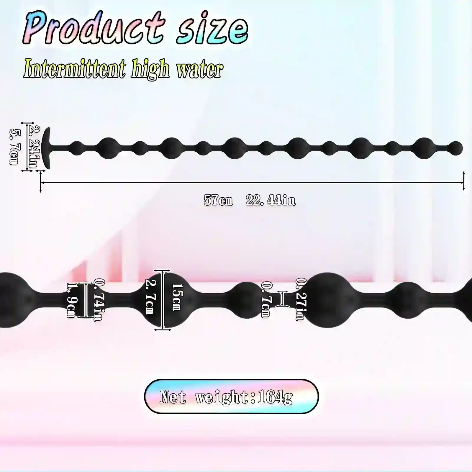 plug anal longueur 57cm