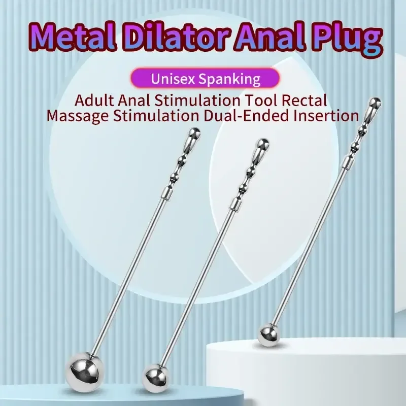 plug anal metallique avec poignee ergonomique