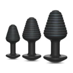 plug anal noir avec embase