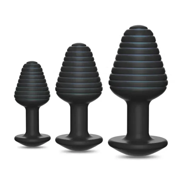 plug anal noir avec embase