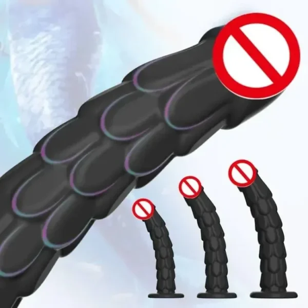 plug anal noir texturé silicone jeu anal