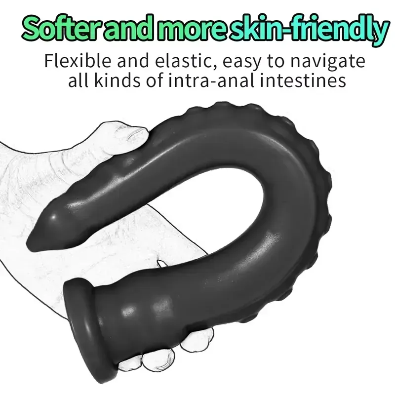plug anal pieuvre realiste ventouse 55mm