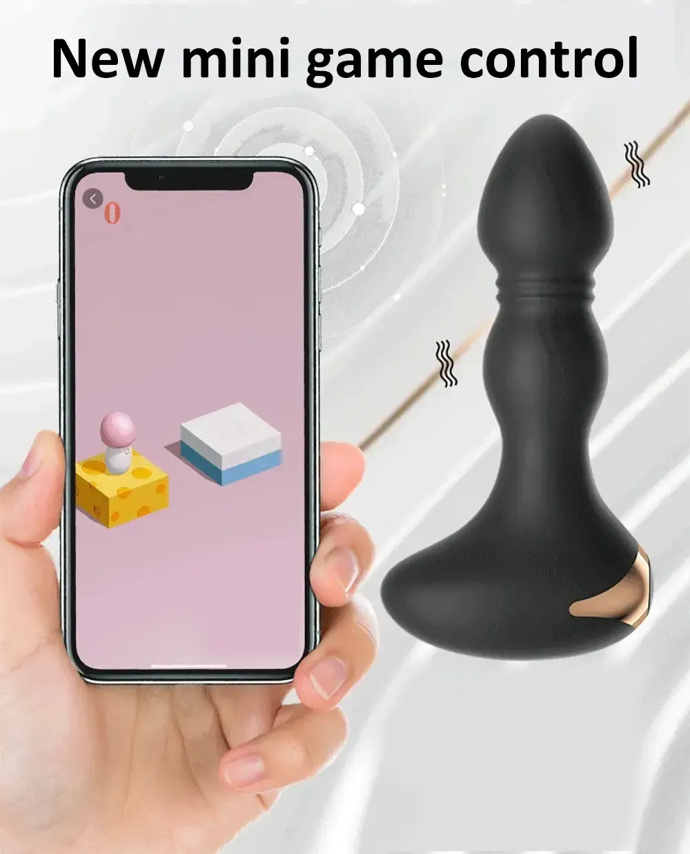 plug anal pour prostate silicone medical telecommande