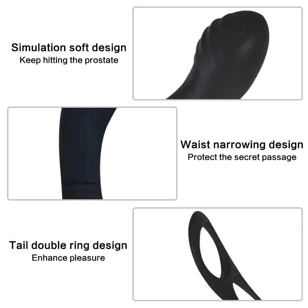 plug anal prostate homme silicone