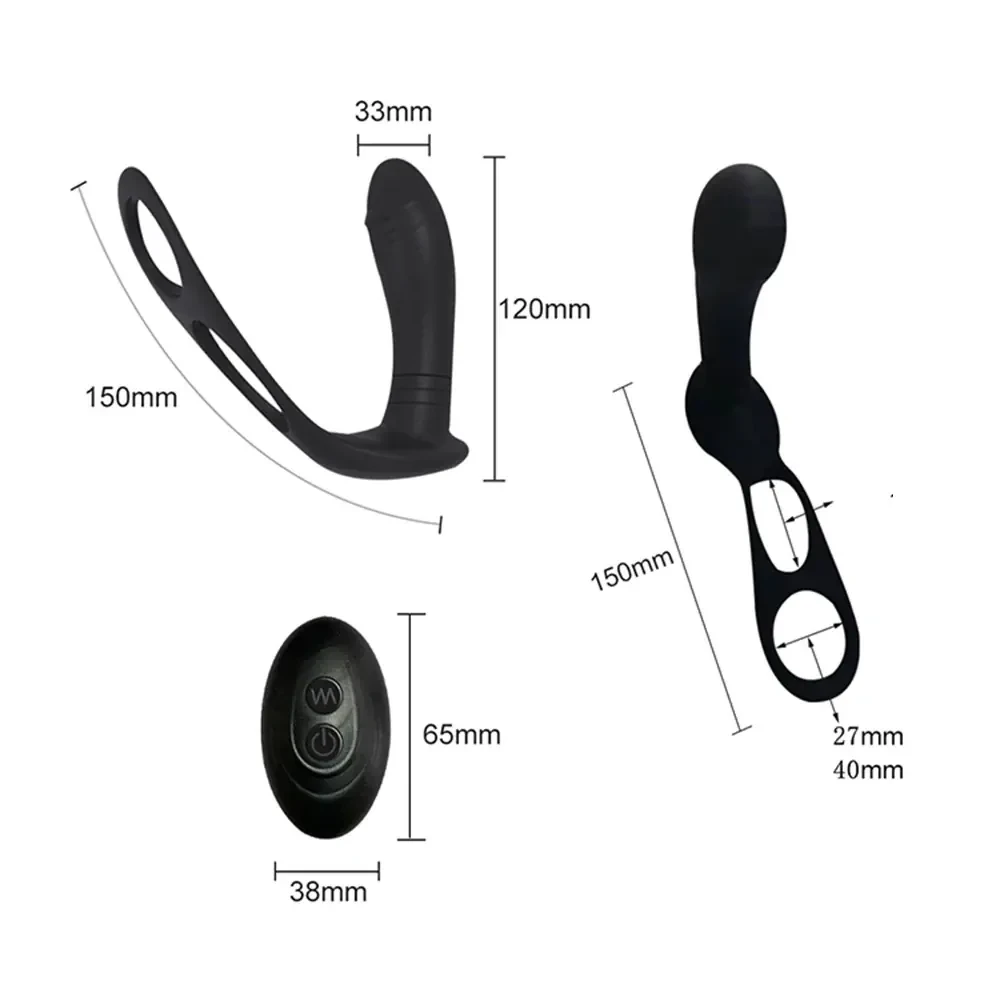 plug anal prostate incurve silicone