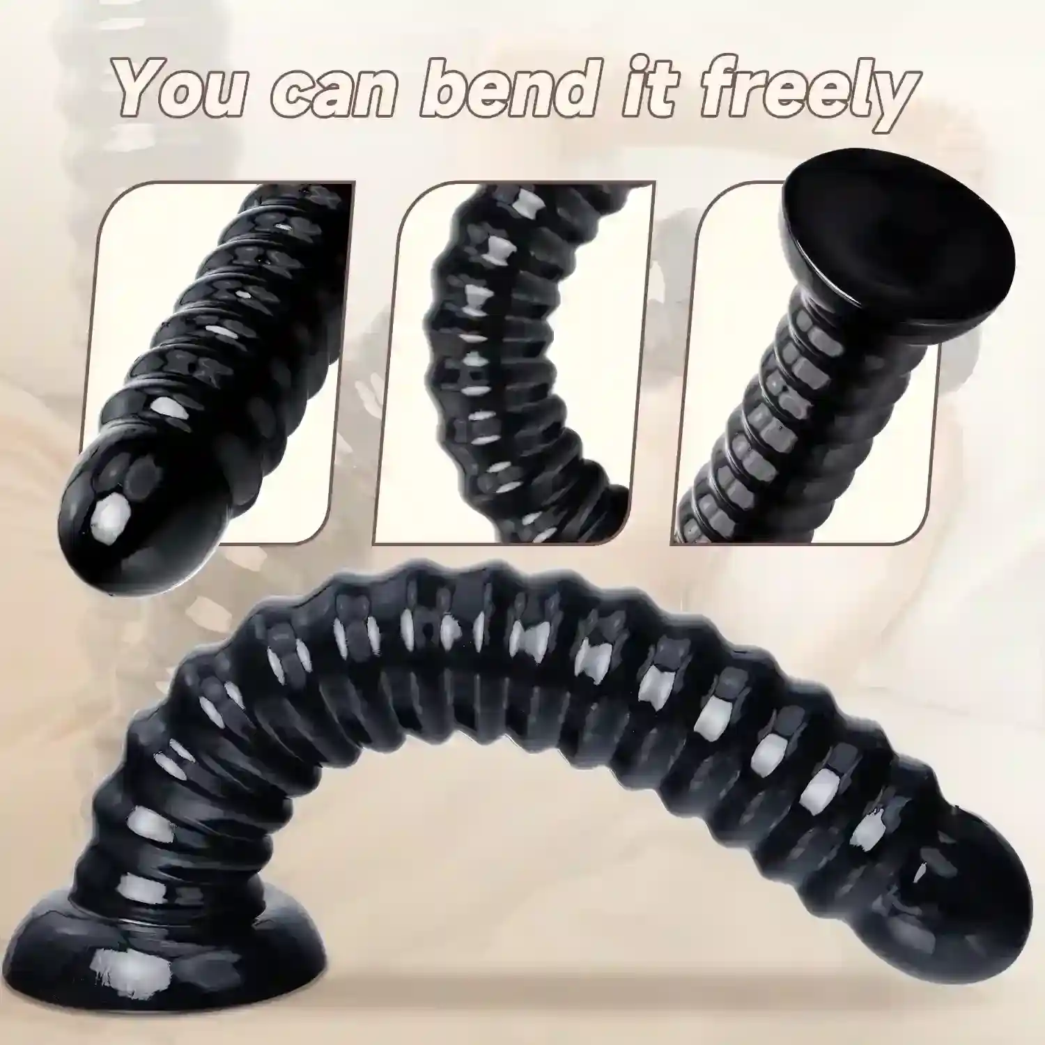 plug anal pvc long ventouse