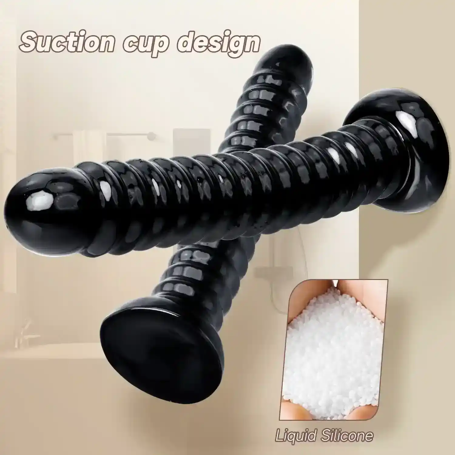 plug anal pvc texture ventouse