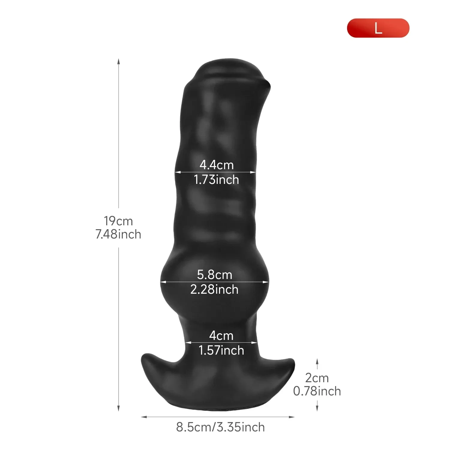 plug anal queue de chien souple