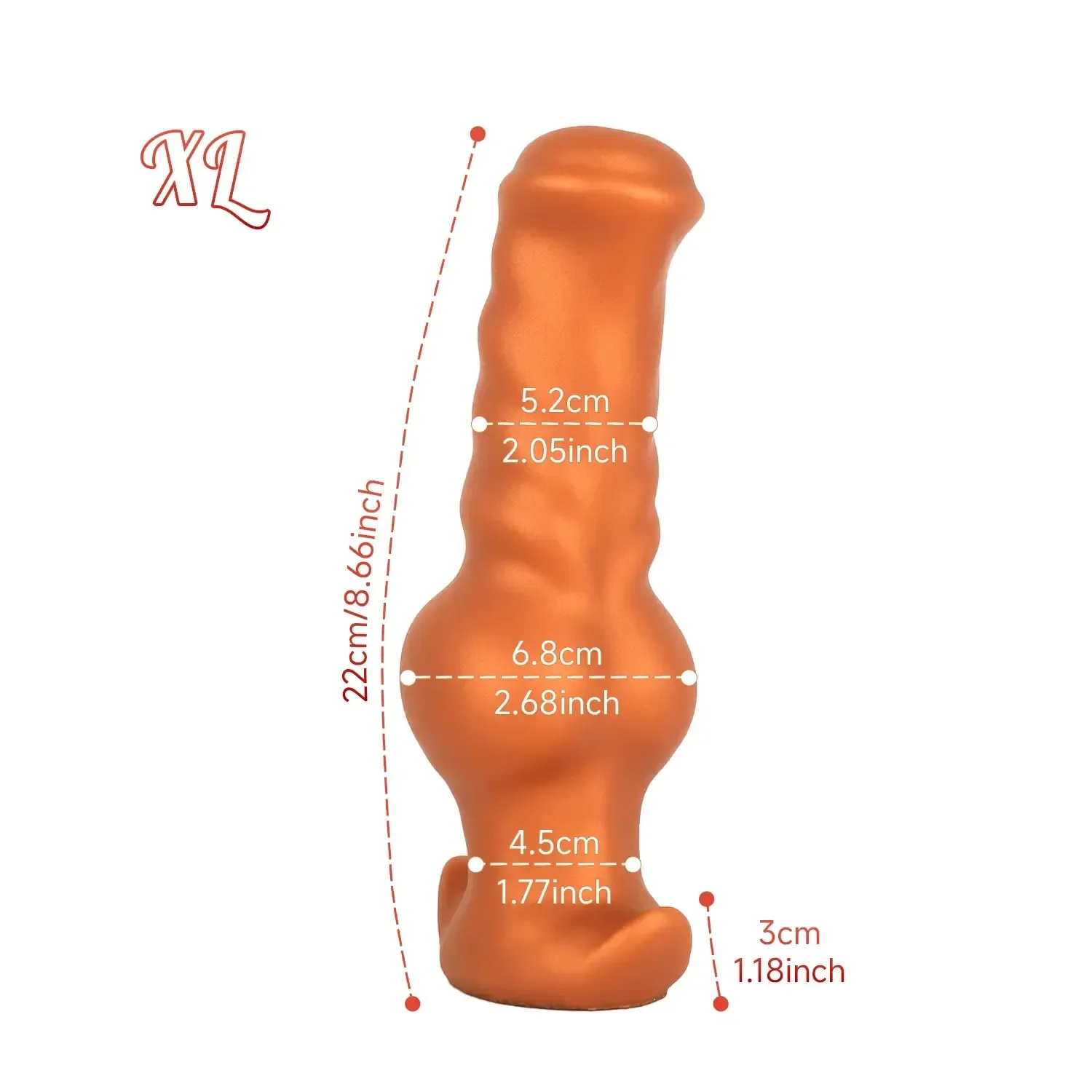 plug anal queue de chien souple 1