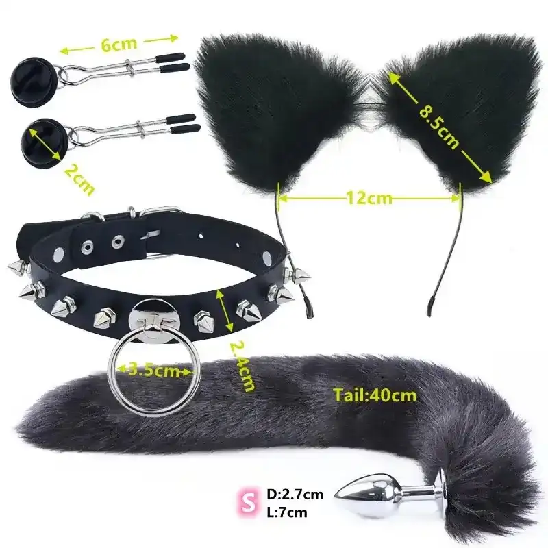 plug anal queue renard acier pour homme