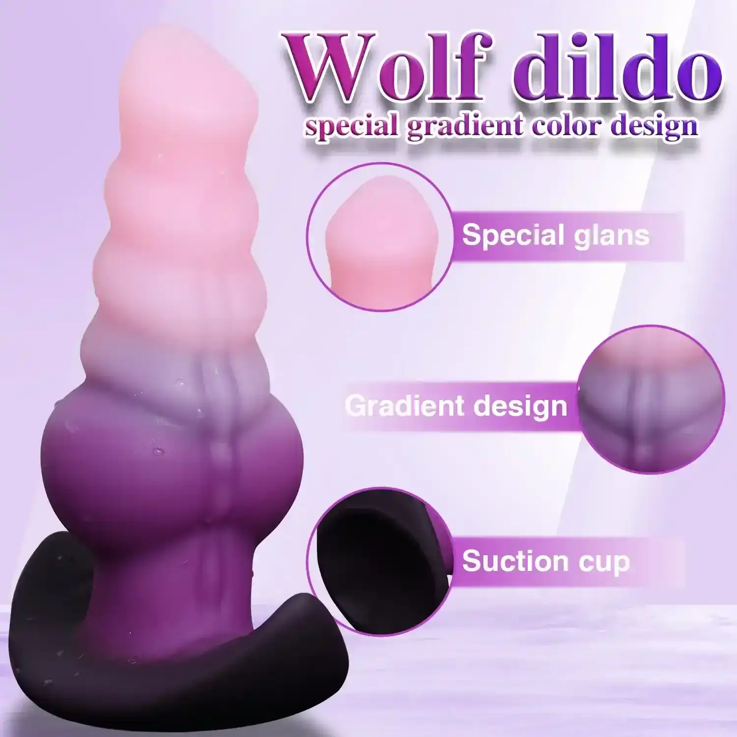 plug anal realiste avec ventouse silicone