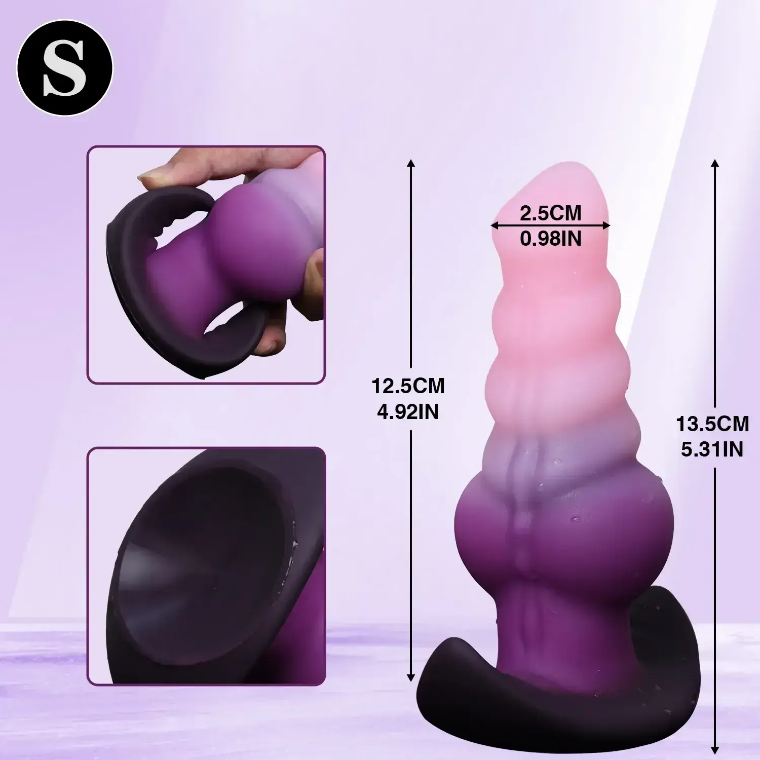 plug anal realiste ventouse pour prostate