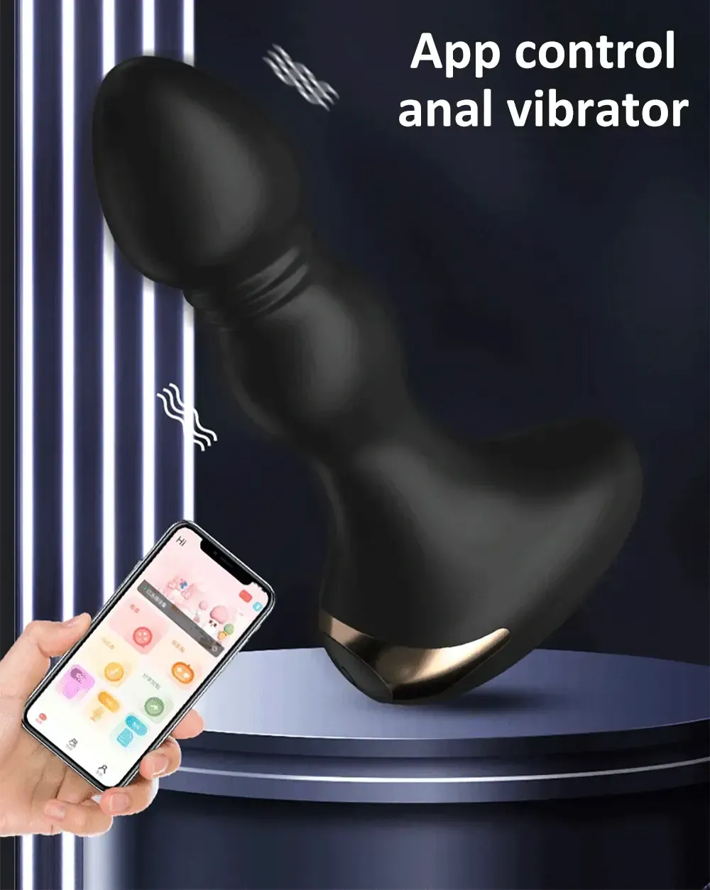 plug anal rechargeable usb silicone medical