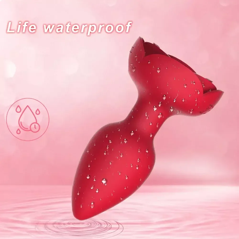 plug anal rose conception ergonomique femme