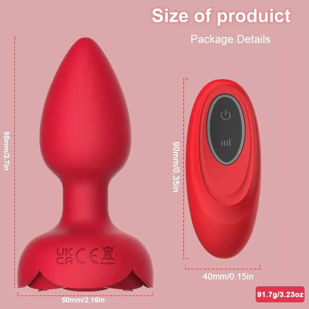 plug anal rose etanche pour femme