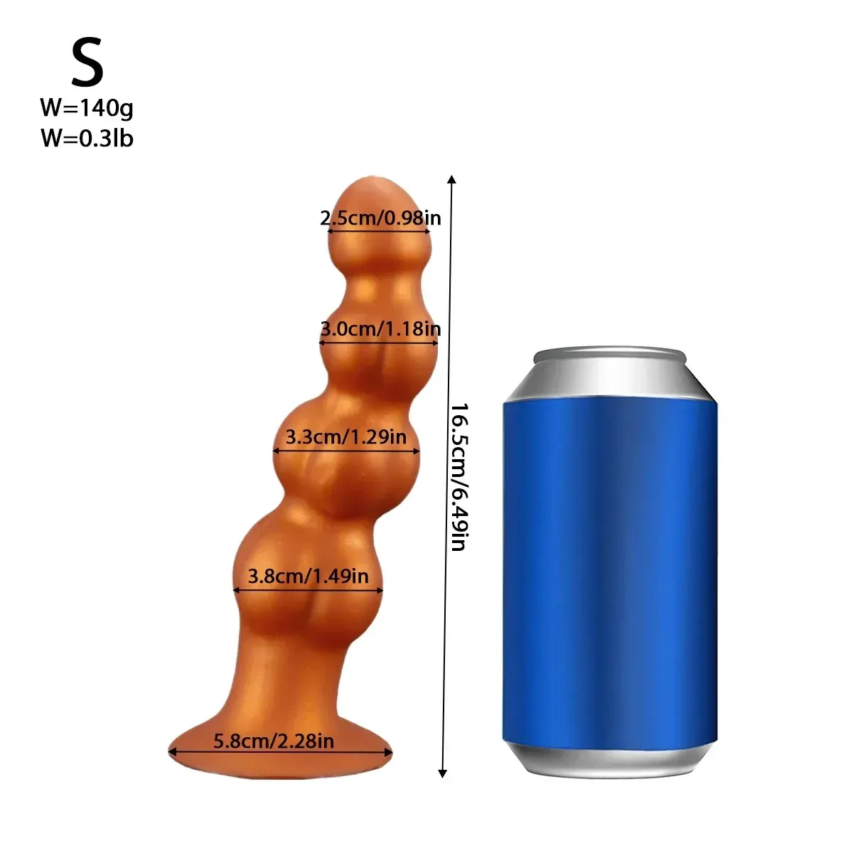 plug anal silicone 4 balles