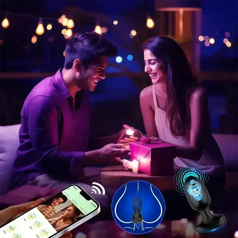 plug anal silicone abs 9 frequences vibration