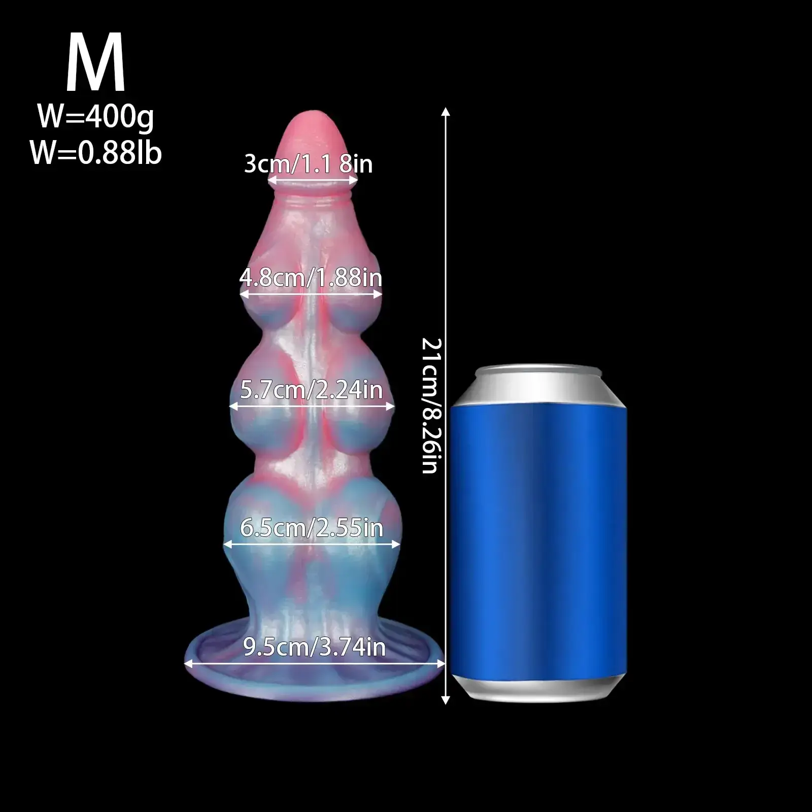 plug anal silicone leste forme noeud